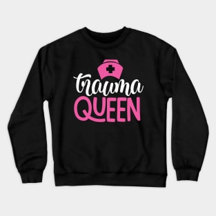 Coronavirus Pandemic Trauma Queen Crewneck Sweatshirt